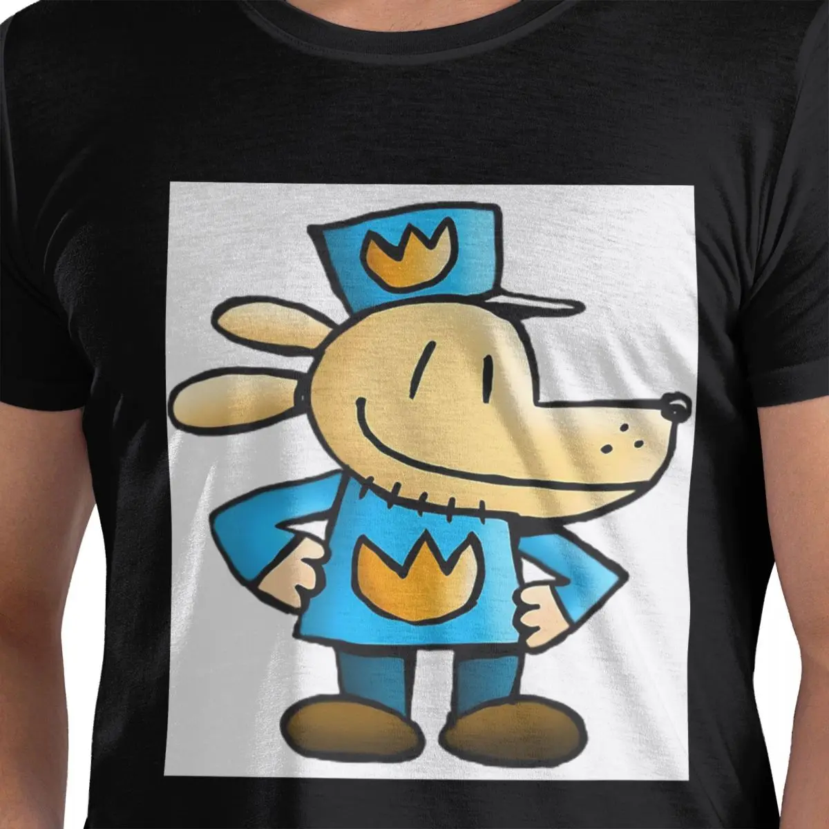 

Футболка из 100% хлопка с рисунком собаки, мужские классические футболки, мужские футболки с круглым вырезом и коротким рукавом, S-6XL