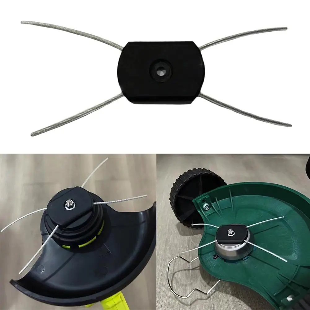 150x5.5mm Wire Rope Mower Head 21V Rope Trimmer Head Mower Accessories Are Suitable For Cordless Lawn Trimmer Garden Tools