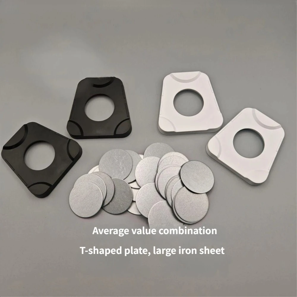 30/50Sets Dental Plastic T-shape Base Plate with Iron Sheets Lab Material Articulator Model Bite Above For Amann Girrbach