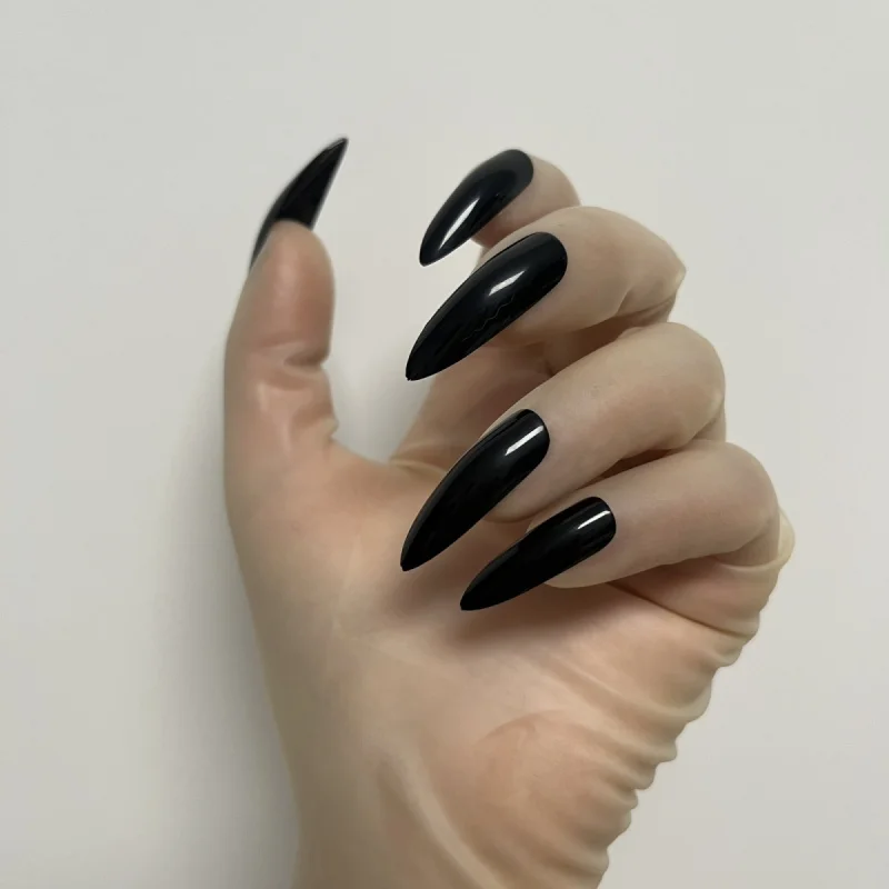 Latex Nail Art Split Finger Handschuhe Ultradünne hochelastische Handschuhe Einteilige Formanimation