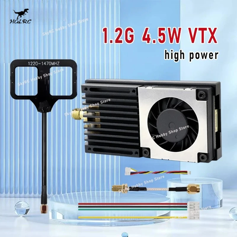 

Видеопередатчик HGLRC ZEUS 1,2G (VTX) — макс. 4,5 Вт, 8 каналов, регулируемый, 25 мВт/800 мВт/4,5 Вт, встроенный вентилятор, совместимость с 2-8 с