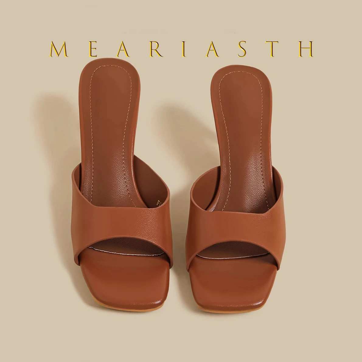 

Women Sandals Slippers Summer Luxury Outdoor Casual Size 42 Women Shoes Soft Open Toe High thin Heels Slides Black Mules Sandals