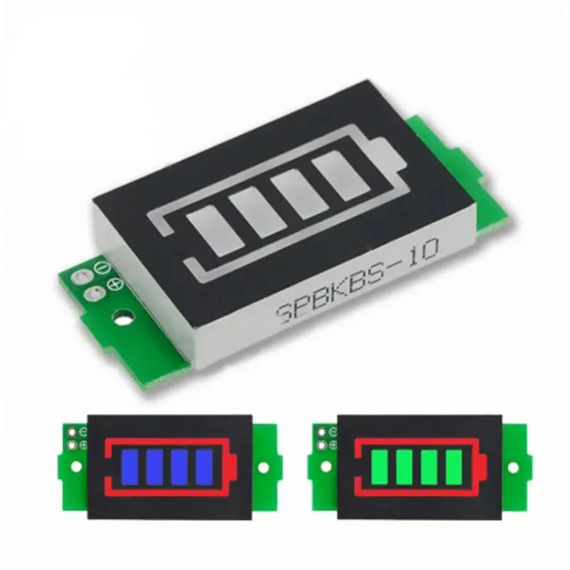 1-8S 1S/2S/3S/4S Single 3.7V Lithium Battery Capacity Indicator Module 4.2V Display Electric Vehicle Battery Power Tester Li-ion