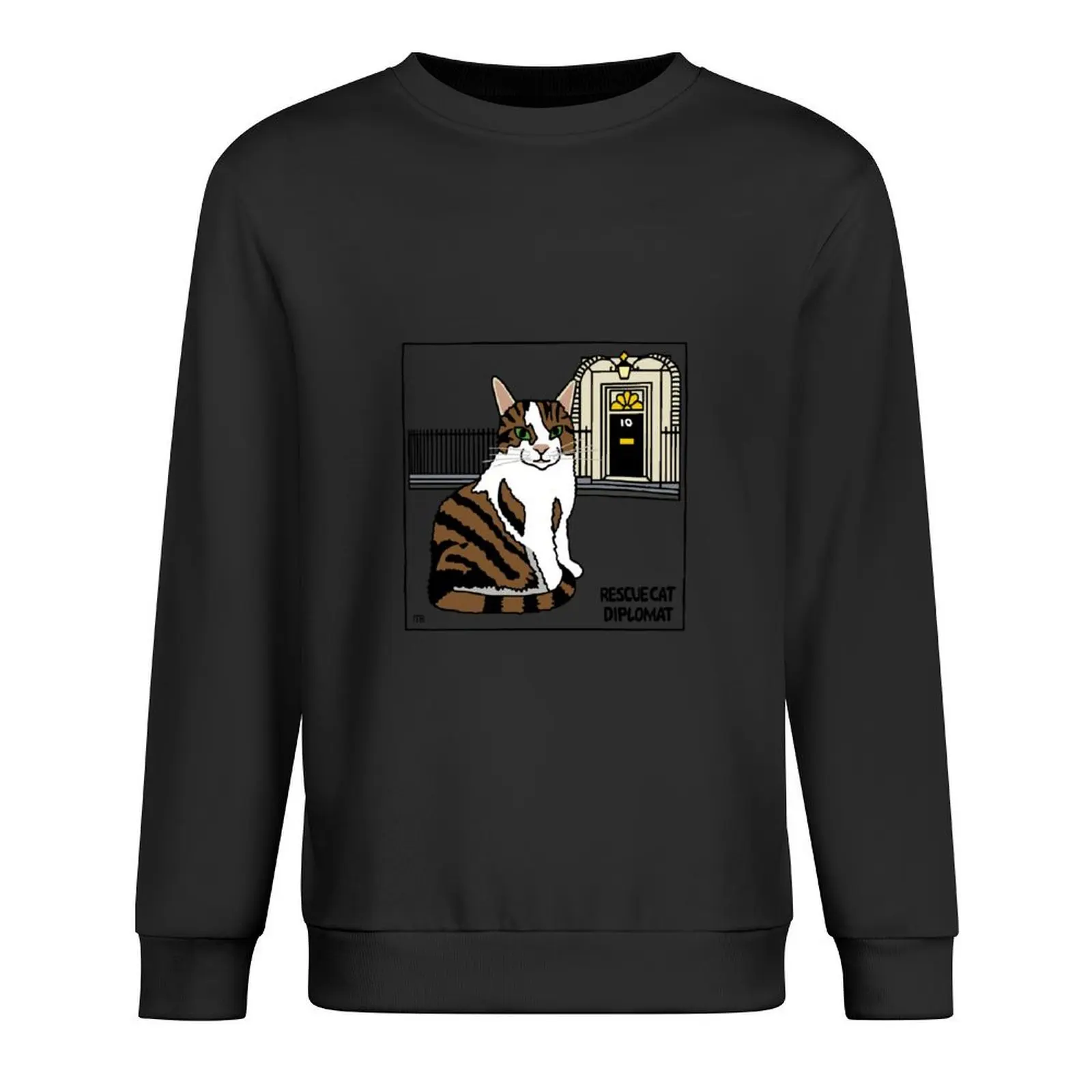 

Rescue cat to diplomat! Pullover men's sweat-shirt set blouse tracksuit mens clothing anime sweatshirt