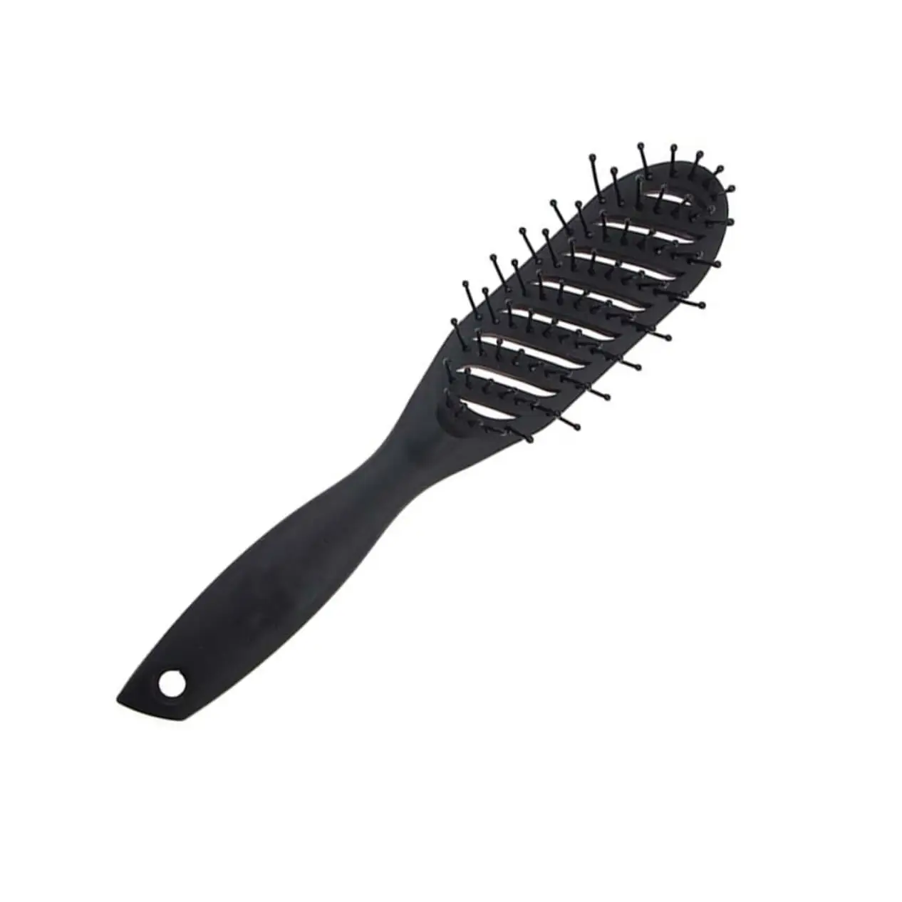 

9.25 Inch Scalp Massage Paddle Brush, Vented Design for Quick Drying, Curved & Anti-Slip Handle, Perfect for All Hair Types
