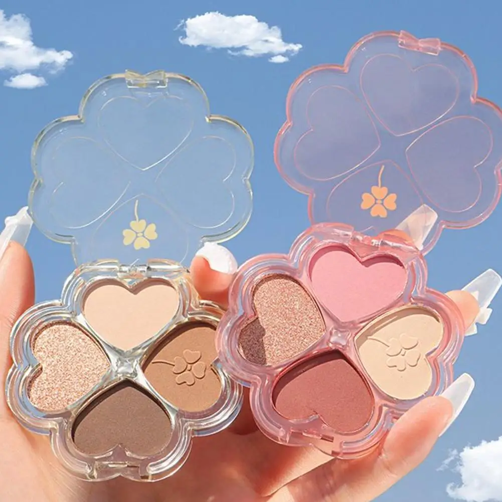 Eye Makeup Pearlescent Highlight Dreamy Eye Makeup Heart Shape Eyeshadow Palette Eye Shadow Eyeshadow Palette Makeup Blush