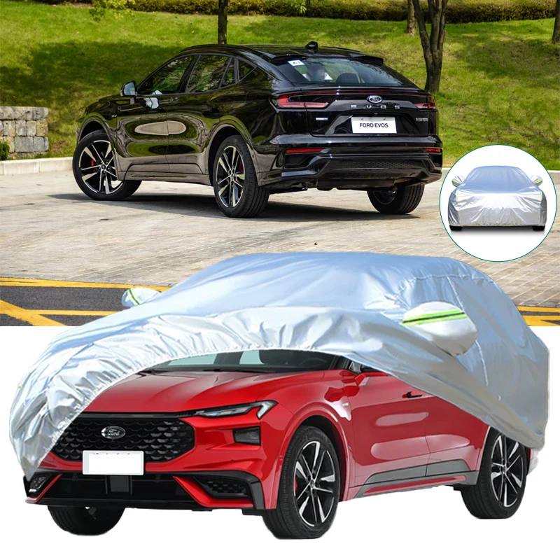 

For Ford Evos Outdoor Protection Full Car Covers Snow Cover Sunshade Waterproof Dustproof Exterior Car Accessories