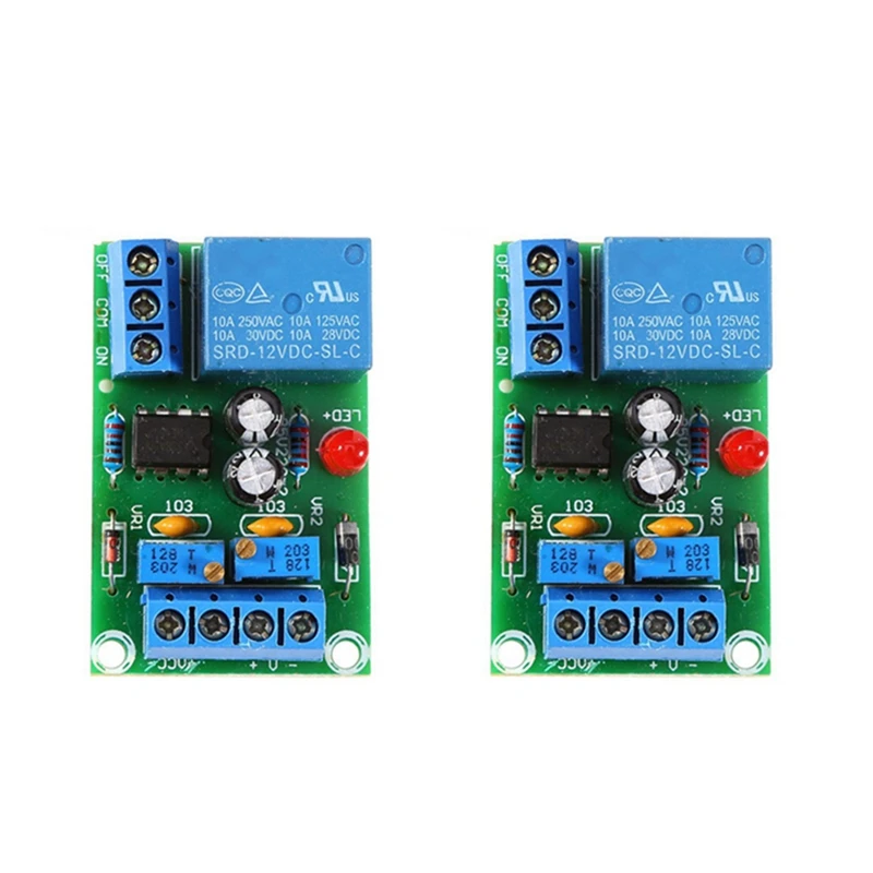 2X 12V Battery Automatic Charging Controller Module Protection Board Relay Board Module Smart Charger Hot Sale