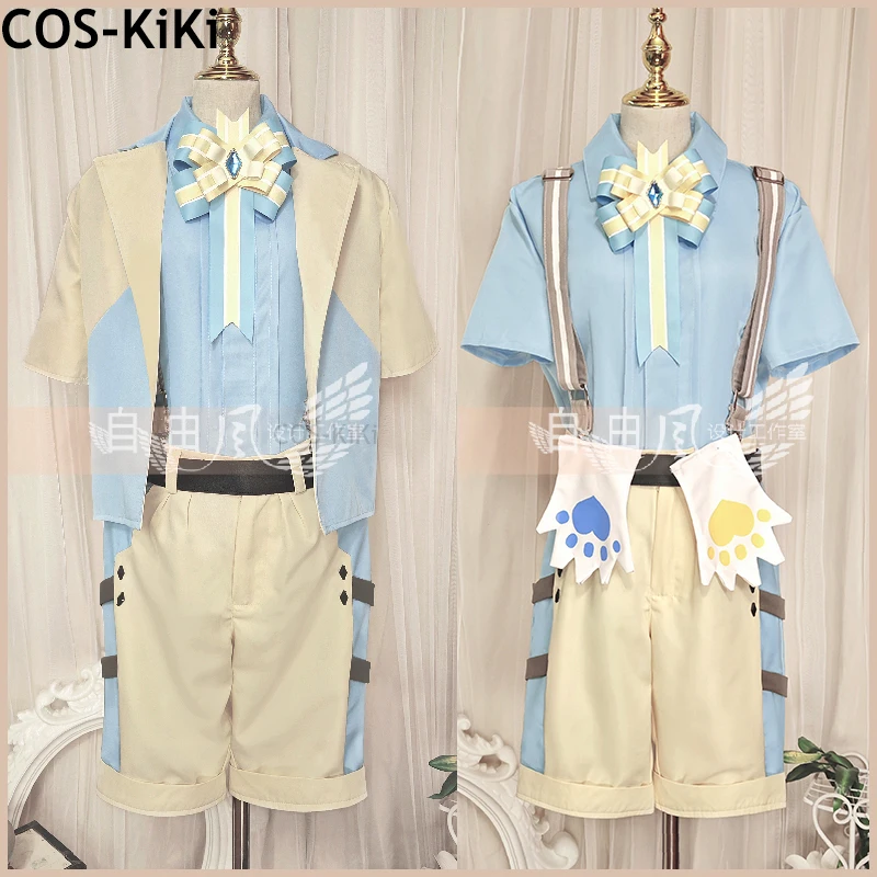 

COS-KiKi Nu: Carnival Garu Game Suit Gorgeous Handsome Uniform Cosplay Costume Halloween Party Role Play Outfit Custom Any Size