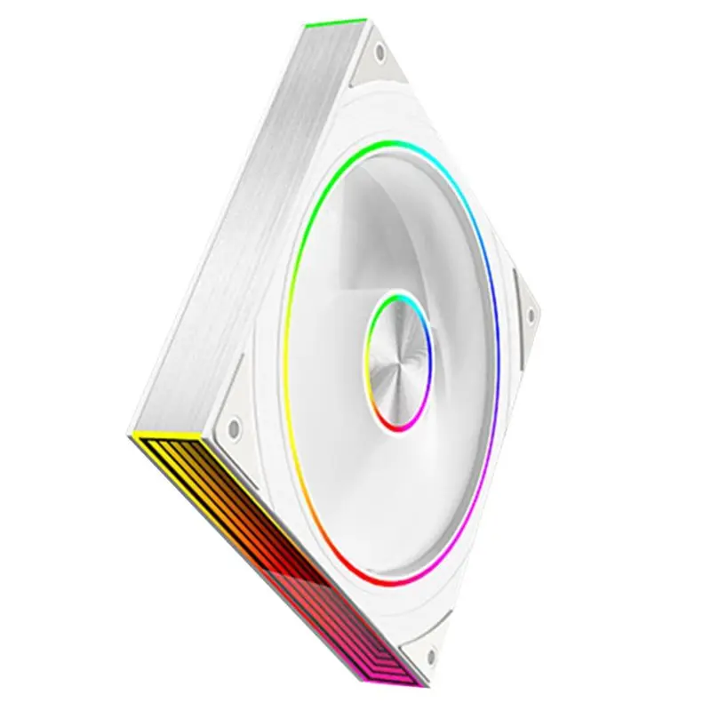 ARGB Case Fan 14CM Cooling Fan Divine Light Synchronous Lian PWM 650 To 1800RPM Cooling Fan White B