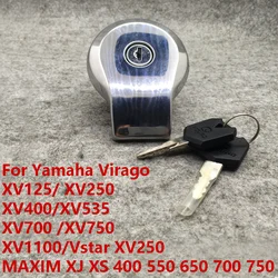 Fuel Gas Tank Cap Fuel Oil Tank Cover & Keys for Yamaha Virago Maxim Seca SR 125 250 XV 250 750 535 1100 125 XJ 550 650 600 750