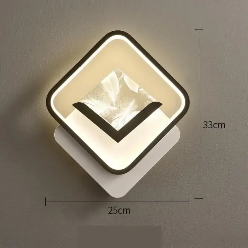 Simple Modern Nordic Creative LED Wall Light Bedroom Bedside Entrance Lighting Hall Sofa Corridor Stairs Hotel Home Decorations