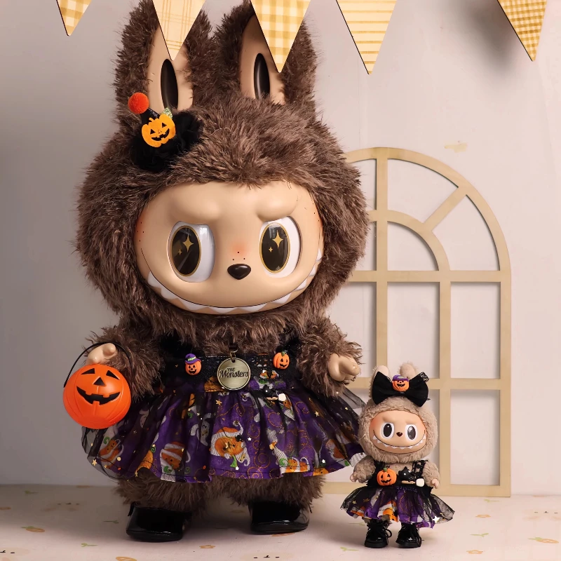 

Одежда для Labubu 58 см Zimomo, детская одежда, одежда Archangel, платье на Хэллоуин, юбка, комплект для укладки, праздничный подарок