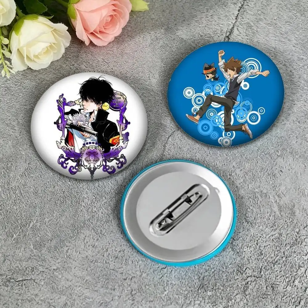 H-Hitman Reborn T-Tsuna Vongola  25mm 32mm 44mm 58mm 75mm Brooches Badges Pins for Accessories Gift