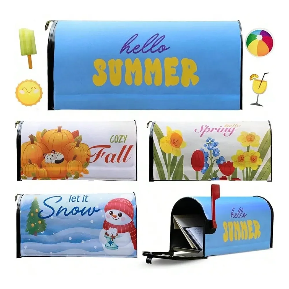 

Magnetic Mailbox Cover Durable Stylish Patriotic Mailbox Covers Size 18 X 21 Inch American Design Easy To Install Resistant Wit