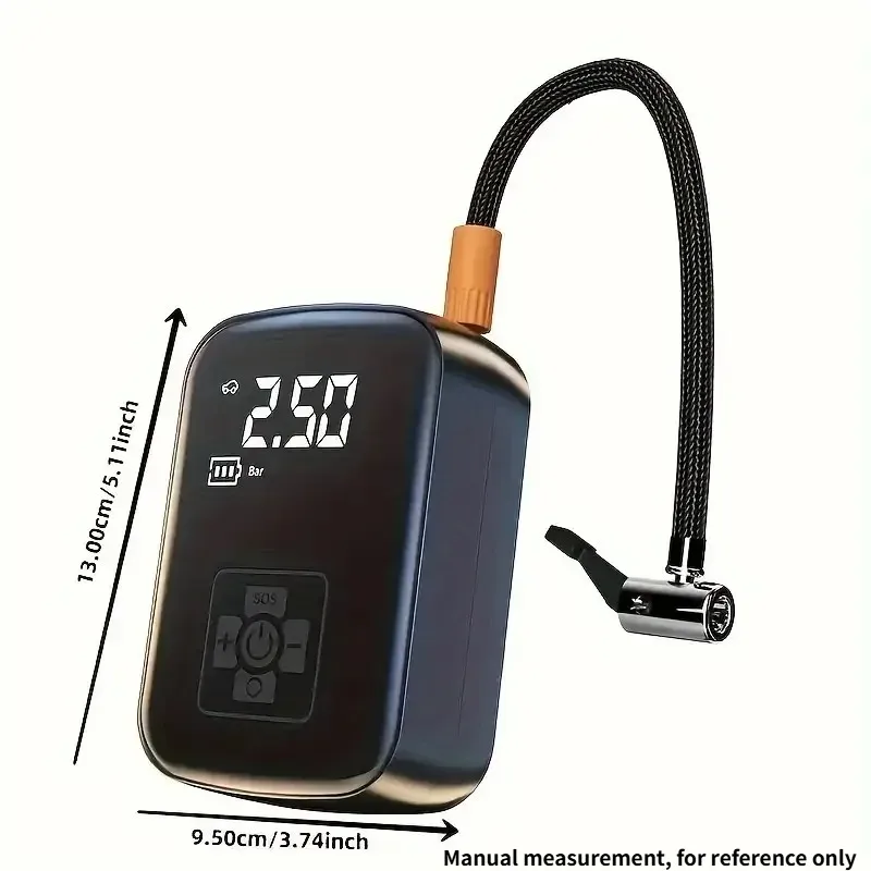 For Motorcycle Bicycle AUTO Tyre with Digital Display Wireless Car Air Compressor Air Pump Electric Tire Inflator Pump