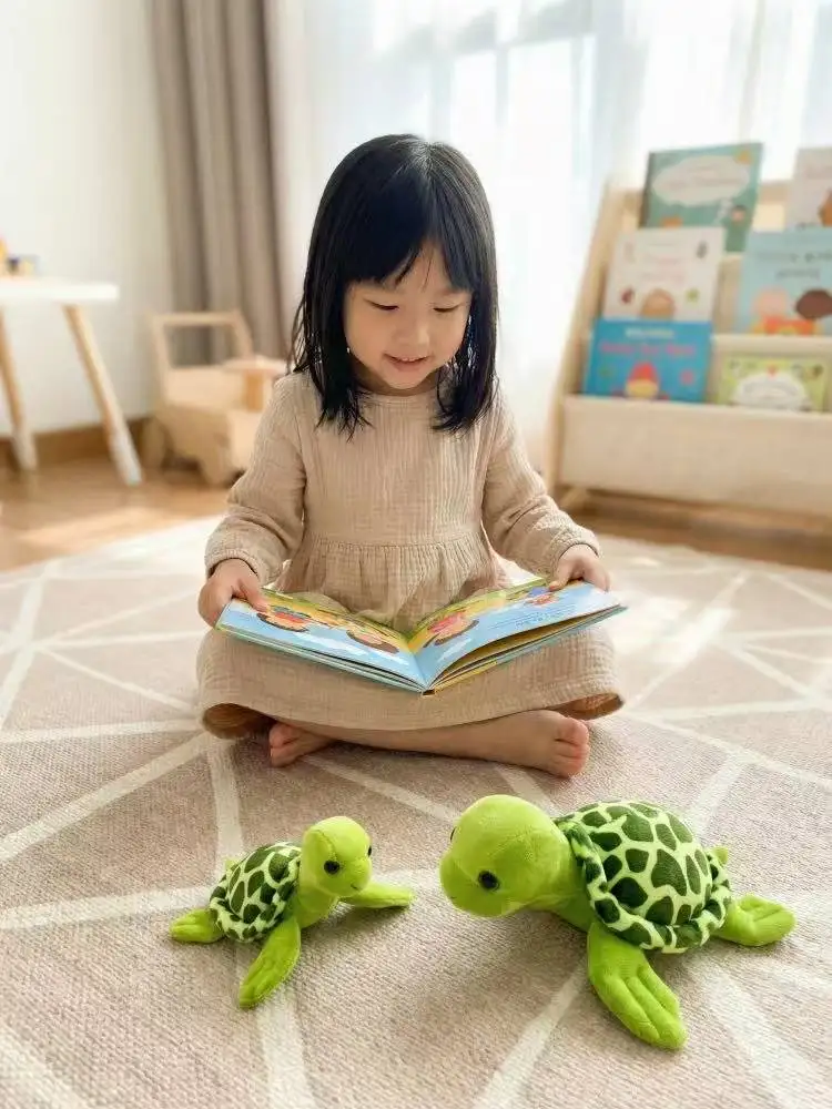 Neueste Eltern-Kind-Schildkröten-Puppe Kawaii Plüschtier Figur Cartoon Anime Niedliches Kinder-Geburtstags- und Feiertagsgeschenk – Detail 28