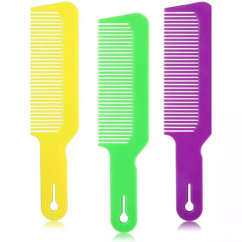 New Salon-Grade Teasing Hair Comb - Rounded Wavy Teeth Barber Comb Flat Top Styling Comb Hairdressing Tool