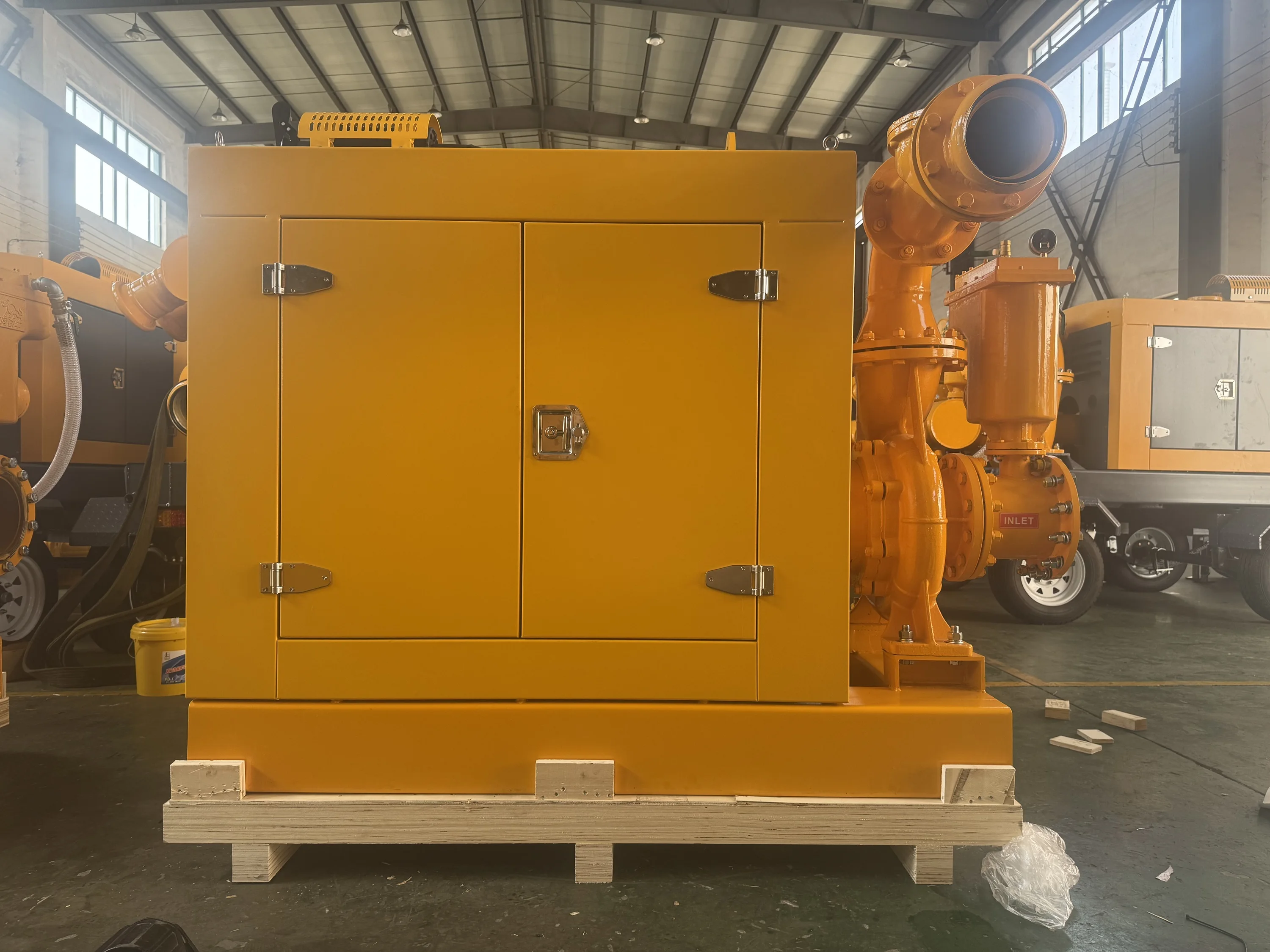 High-Temperature Resistant Cast Iron Self Suction Pump Engine Vacuum Flood Prevention