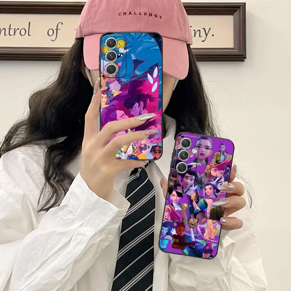 

KPOP Demon Hunters Phone Case for Samsung Galaxy S25 S24 S23 S22 S21 S20 Note20 Plus FE Ultra Colour Printing Pretty Cellphones