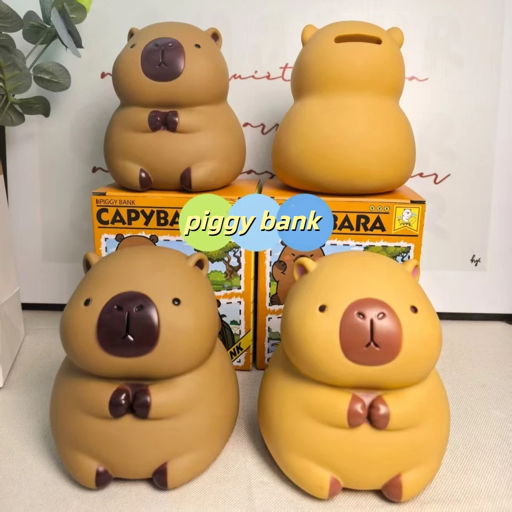 ออมทรัพย์ถัง Capybara Piggy Bank ขนาดใหญ่ความจุรุ่น Capybara กล่องเงินตกแต่งการ์ตูน Capybara เด็กกล่อง