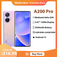 Blackview A200 Pro Smartphone, Helio G99 4G Dual SIM, 6.67 Inches 12G RAM+256GB ROM 16MP+108MP Camera 5050mAh Fingerprint Unlock