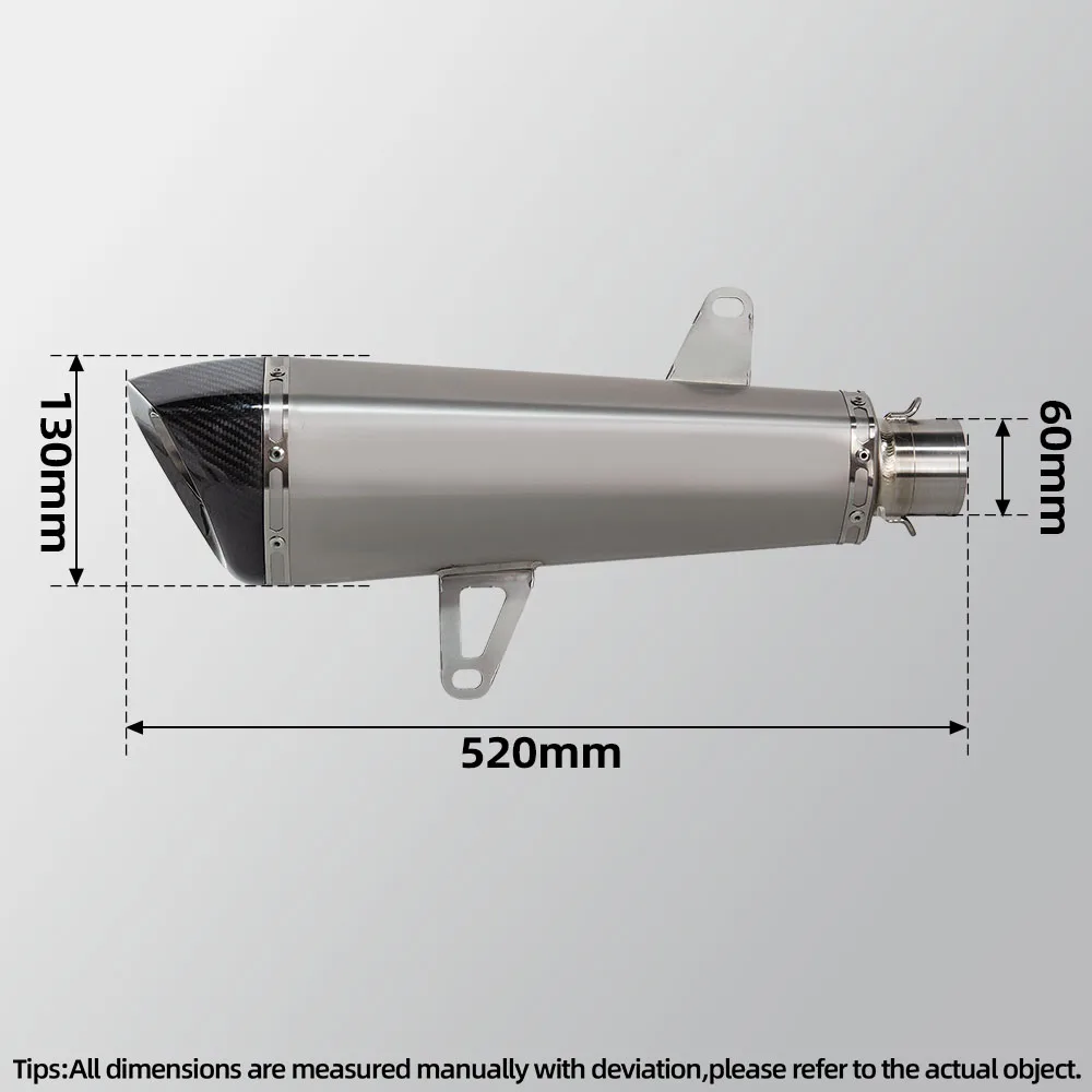 Motorcycle Exhaust System Muffler Pipe Complete Set For Yamaha XMAX250 XMAX300 XMAX 250 300 Tech MAX 2017-2024 Scooter