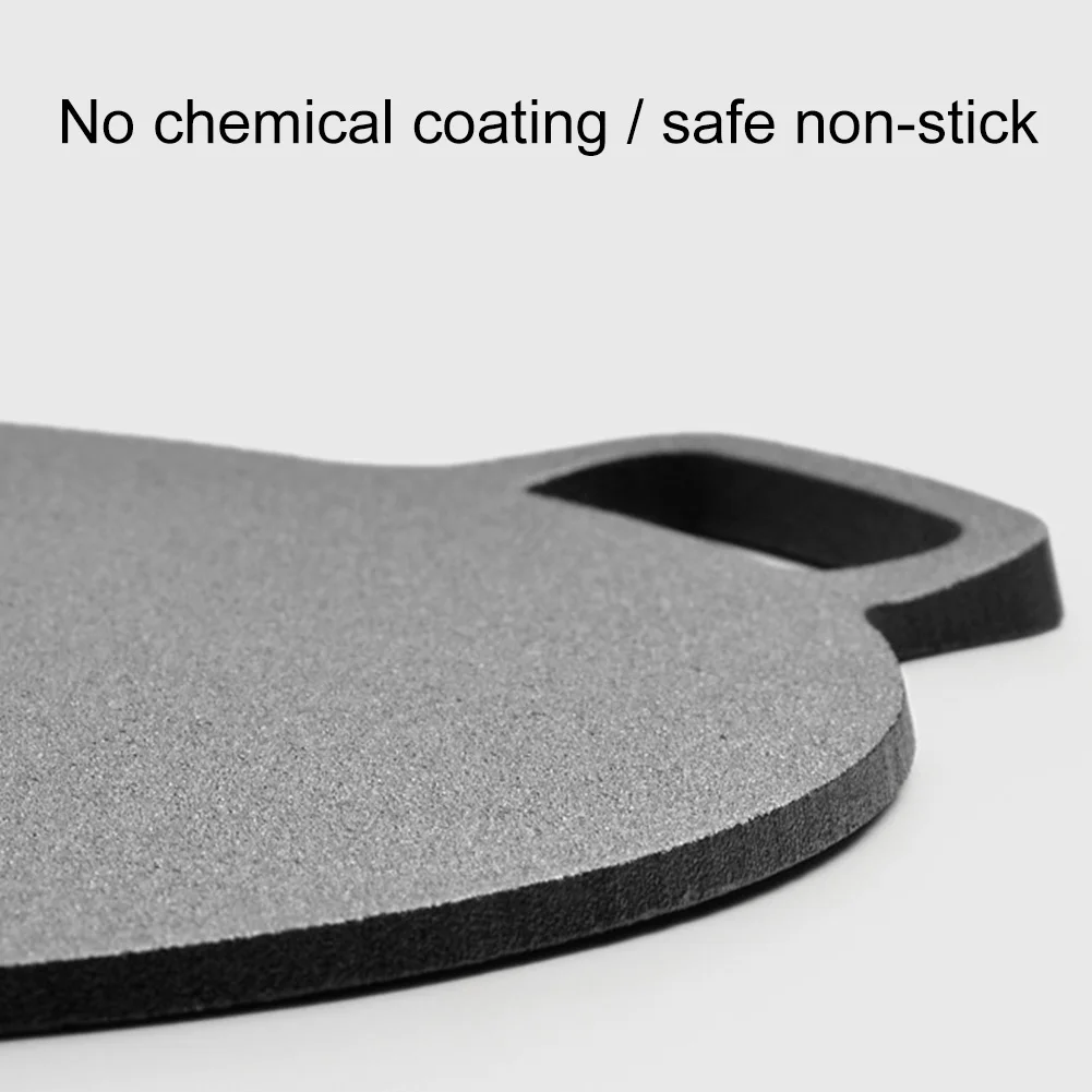 

10.2/11/11.8/12.6/13.4 Inch Grill Pan with Handles BBQ Griddle Coating Frying Pan Baking Tray for Home Party Travel and Outdoor