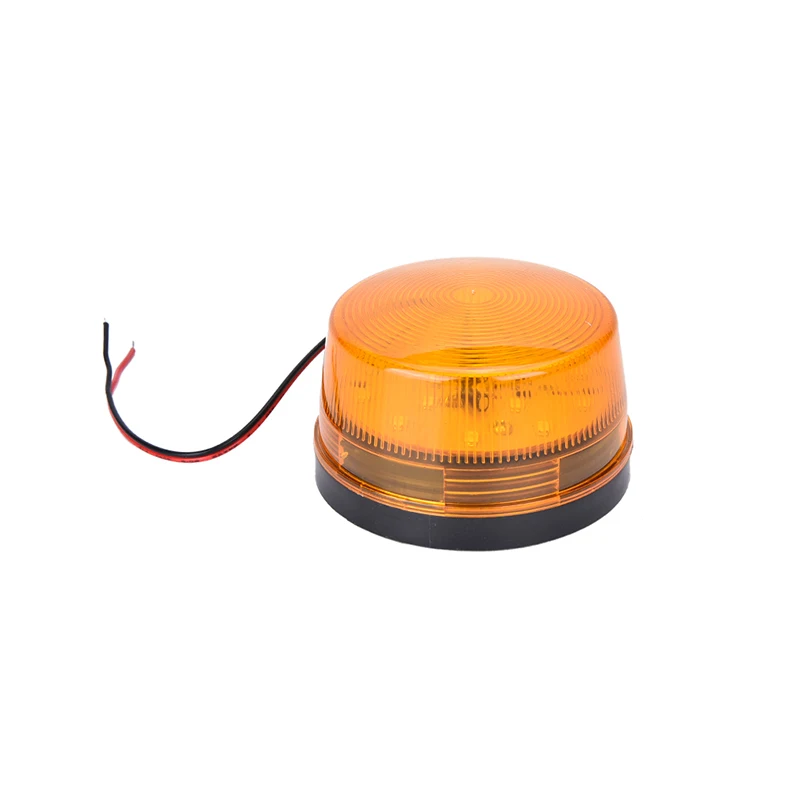 Arancione blu rosso 12V LED allarme di sicurezza segnale stroboscopico avvertimento lampada lampeggiante