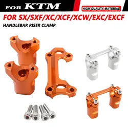 Motorcycle Handlebar Riser Clamp Mount For KTM XCW EXC 300 XW-F XCF-W EXCF 500 450 400 350 250 200 150 125 SX XC F 2023 2024