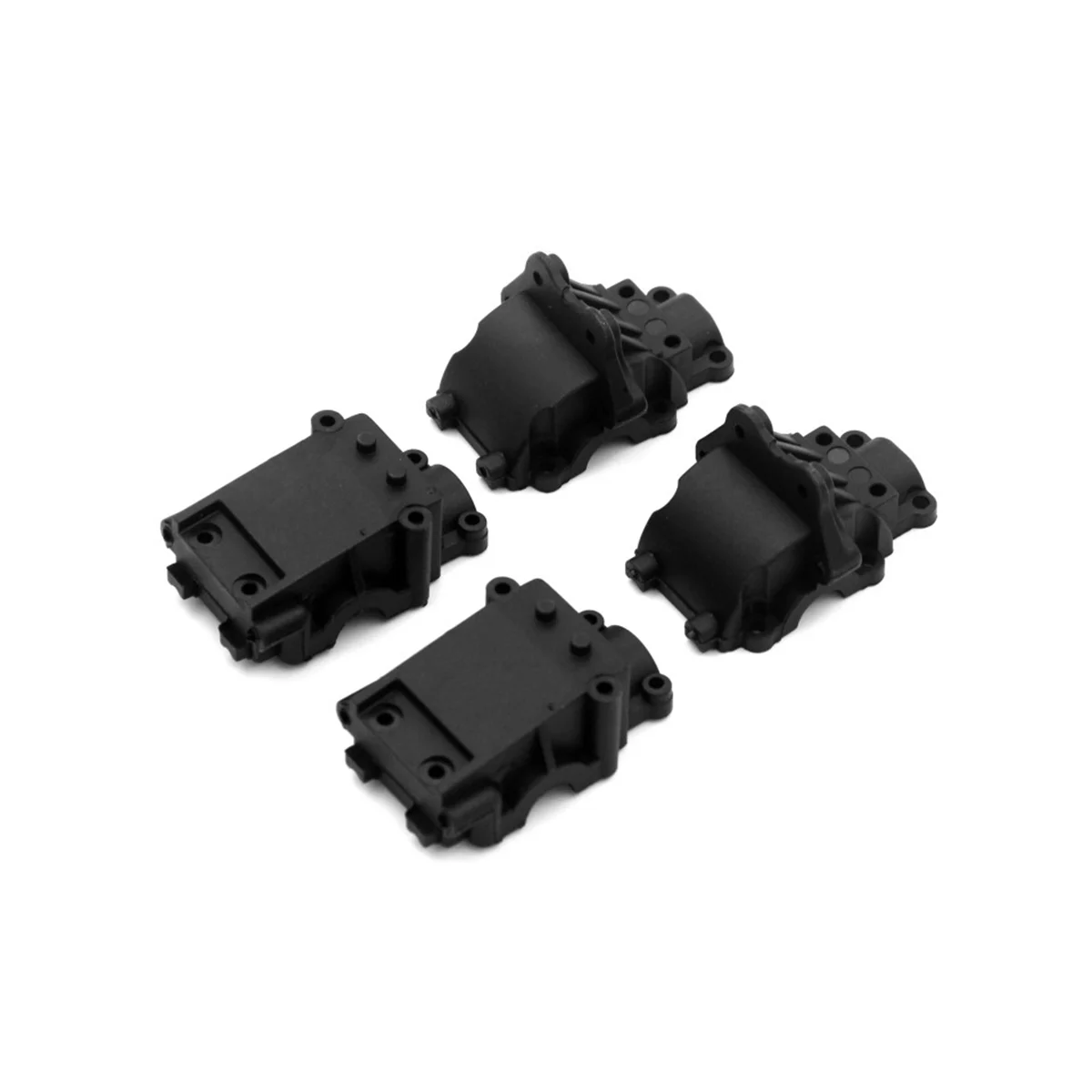 4Pcs Gear Box Shell Differential Housing GearBox for Wltoys 144001 144002 144010 124007 124016 124017 124019 Spare Parts