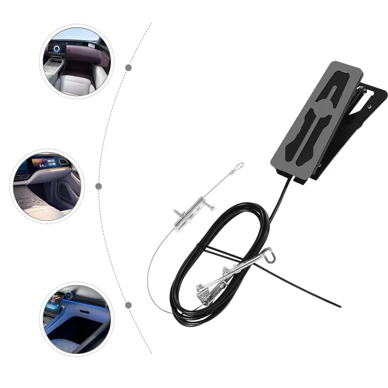 Automotive auxiliary braking device, pedal assembly, driver's school passenger side emergency braking system, safety training