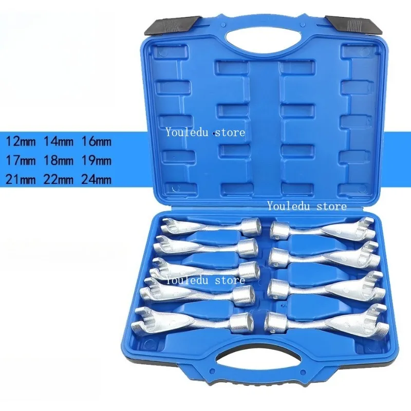 Suitable for Volkswagen high-pressure diesel fuel injection pipe socket wrench with an open hexagonal oxygen sensor wrench