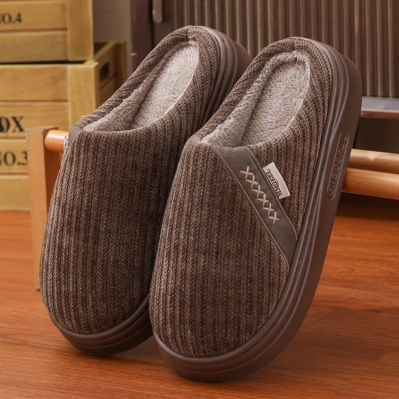 Winter Women's Slippers Home Plush Luxury Designer Woman Shoes Indoor Casual Fuzzy Fur Slides Flat Elegant Fluffy Warm Soft Sole view 6