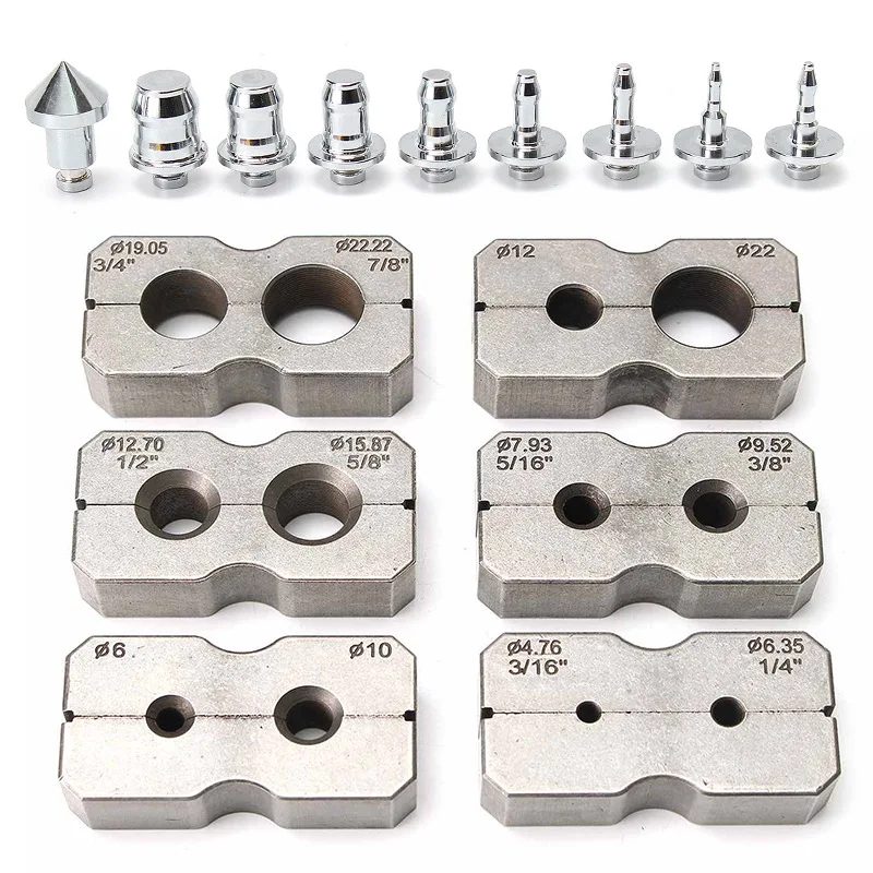 Expanding and Flaring Tool Hydraulic Copper Tube Expander and Cup-Shaped Flaring Tool for Air Conditioning, 2-in-1 Dual-Purpose