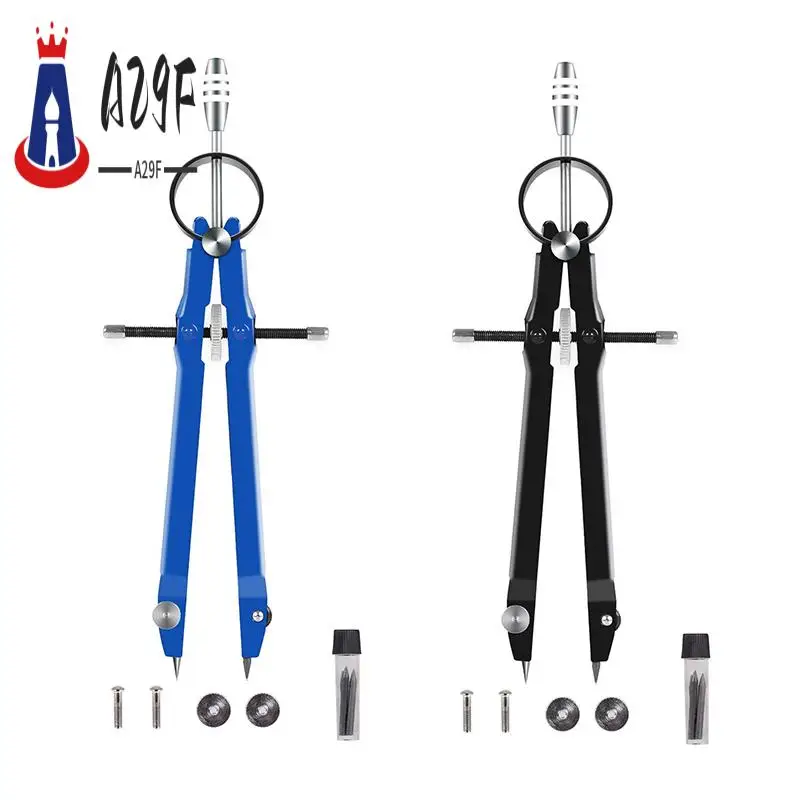 

A29F-Professional Compass, Compass Geometry Set With Lock, Math And Precision Compass, Metal And Durable For Solid And Plane Pre