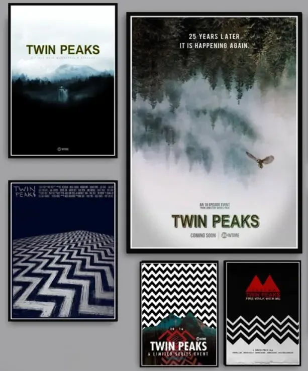 Twin Peaks Tv Series Shows Classic Movie, Print Art Canvas Poster For Living Room Decor, Home Wall Picture