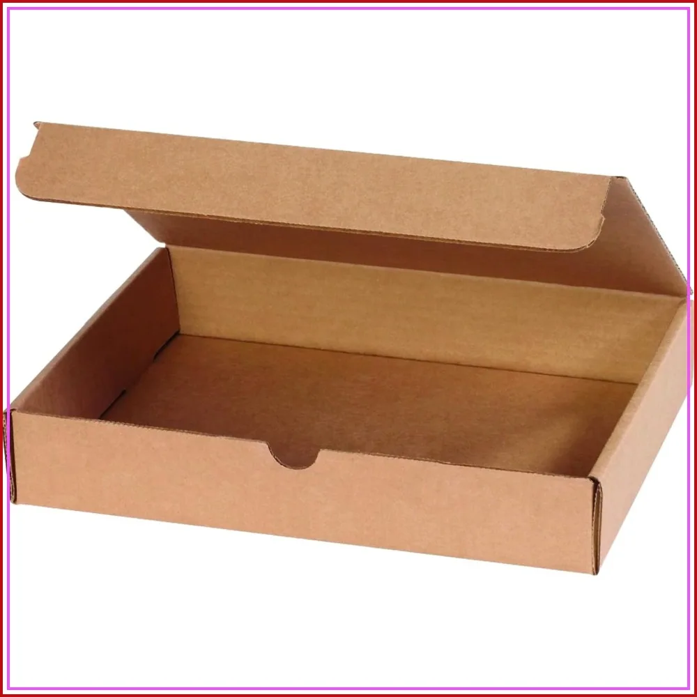 

Medium Shipping Boxes 17"L x 11"W x 2.5"H, 25-Pack | Foldable Corrugated Cardboard Crush-Proof for Packing, Moving, Storage