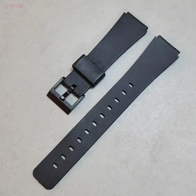 18mm Resin Watch Correa Strap For Casio MQ-27 MQ-38 MQ-26 MQ-28 MQ-105 MQ-95 MQ-103 Durable Univesal  Watchband Black Belt