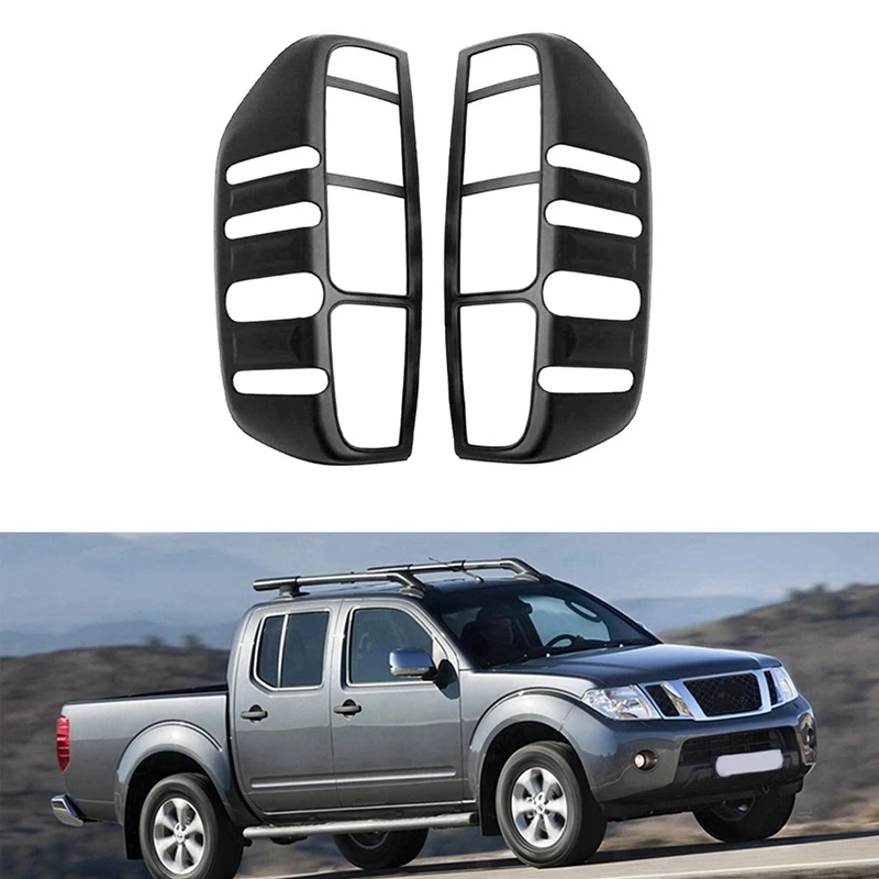 4X Car Tail Light Lamp Hood Parts Rear Light Cover For Nissan Frontier Navara D40 2007-2014 Car Accessories