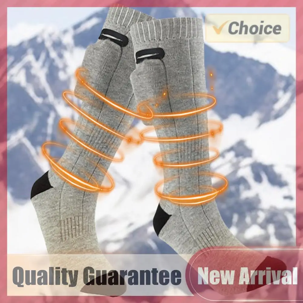 

Носки с подогревом, 3-режимные зимние термоноски, уличные лыжные грелки для ног, носки с подогревом для мужчин и женщин