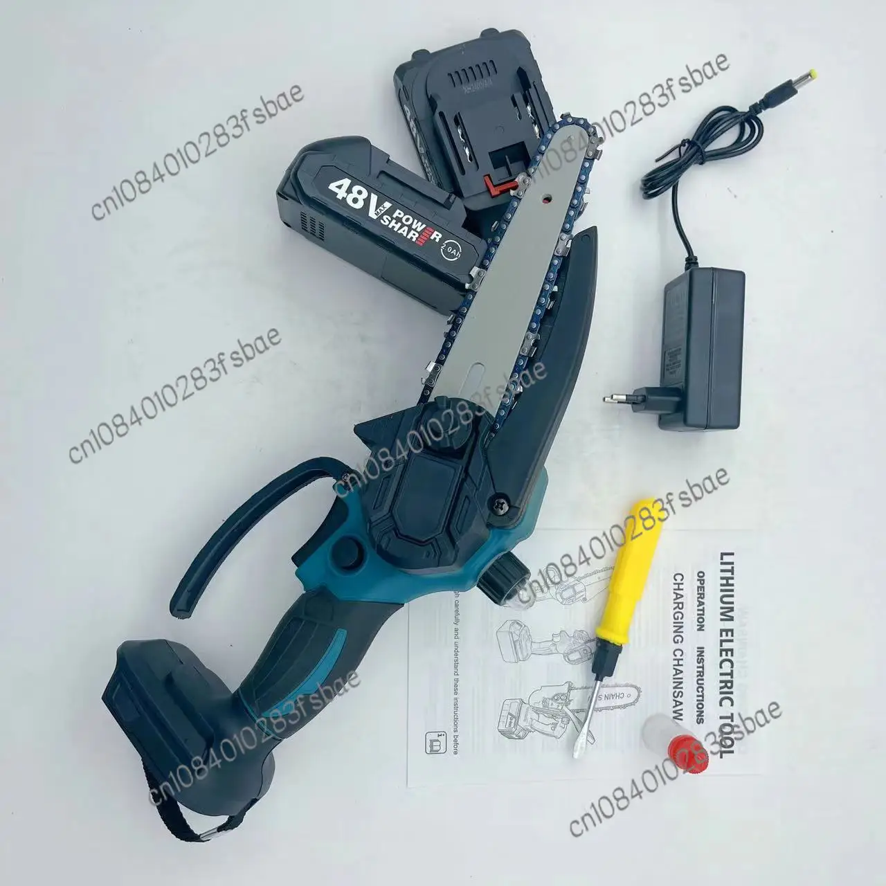 Electric Chain Saw 4/6/8 Inch Single Hand Saw Brushless Handheld Lithium Chainsaw Portable Landscaping Logging Chainsaw