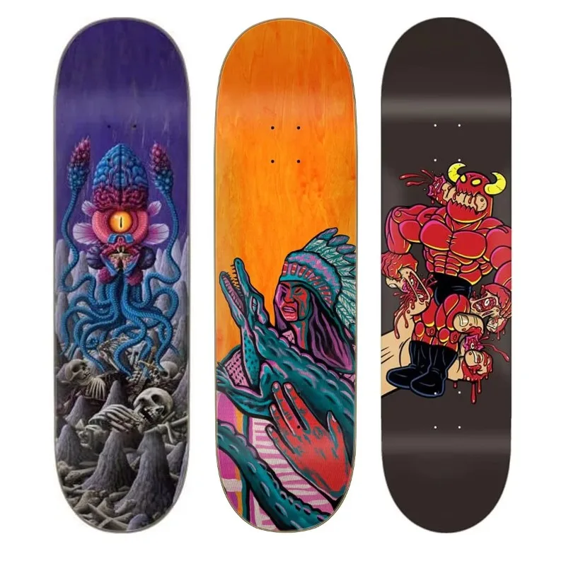 

Printed skateboard Complete skateboard Skateboard Practical and durable Easy to use Strong