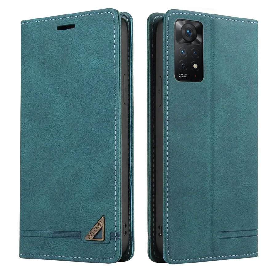 Wallet Anti-theft Magnetic Flip Leather Case For Xiaomi Redmi Note 13 Pro 12S 11 10 9 8 Pro Redmi 13C 12 12C 10C Poco X6 C65 13T