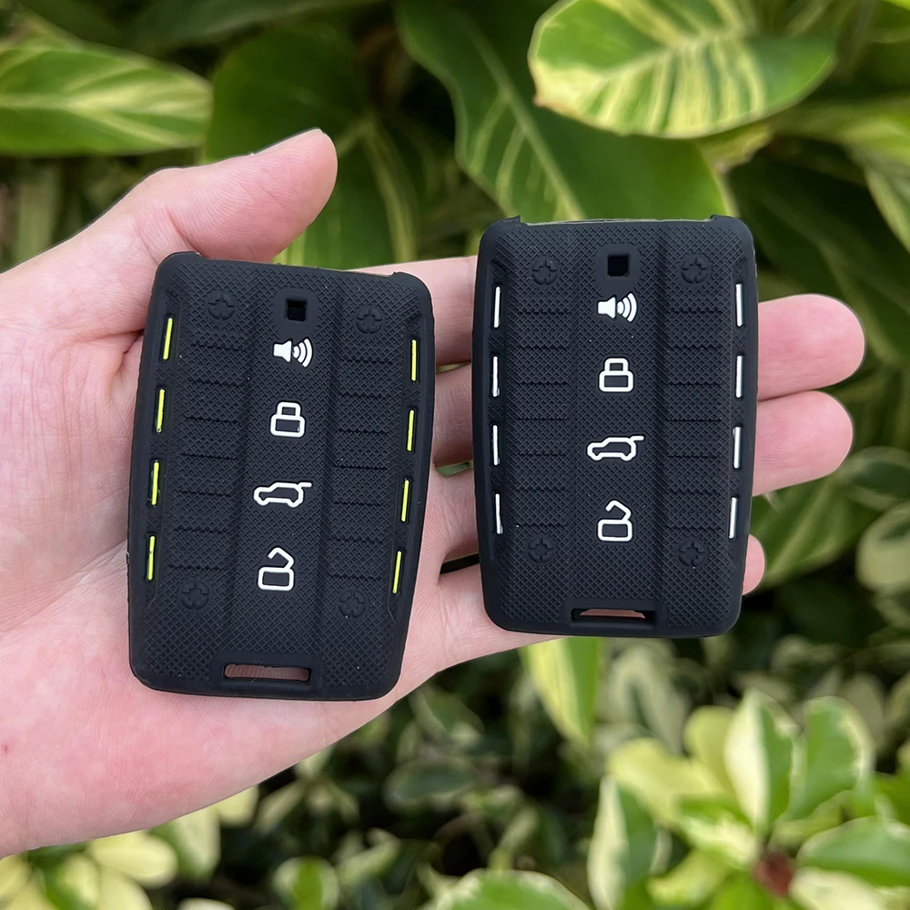 Silicone Car Key Cover Shell Protector Case Set for Great Wall GWM WEY TANK 300 500 Tank300 Tank500 Remote Keychain Accessories