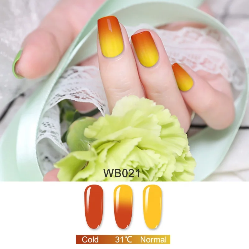 Wholesale nail art dipping powder kit set no baking thermochromic dip powder