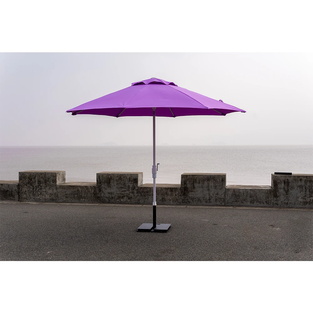 MIA Steel Frame Outdoor Parasol Patio Garden Poolside Umbrella Garden Restaurant Commercial Market Parasols