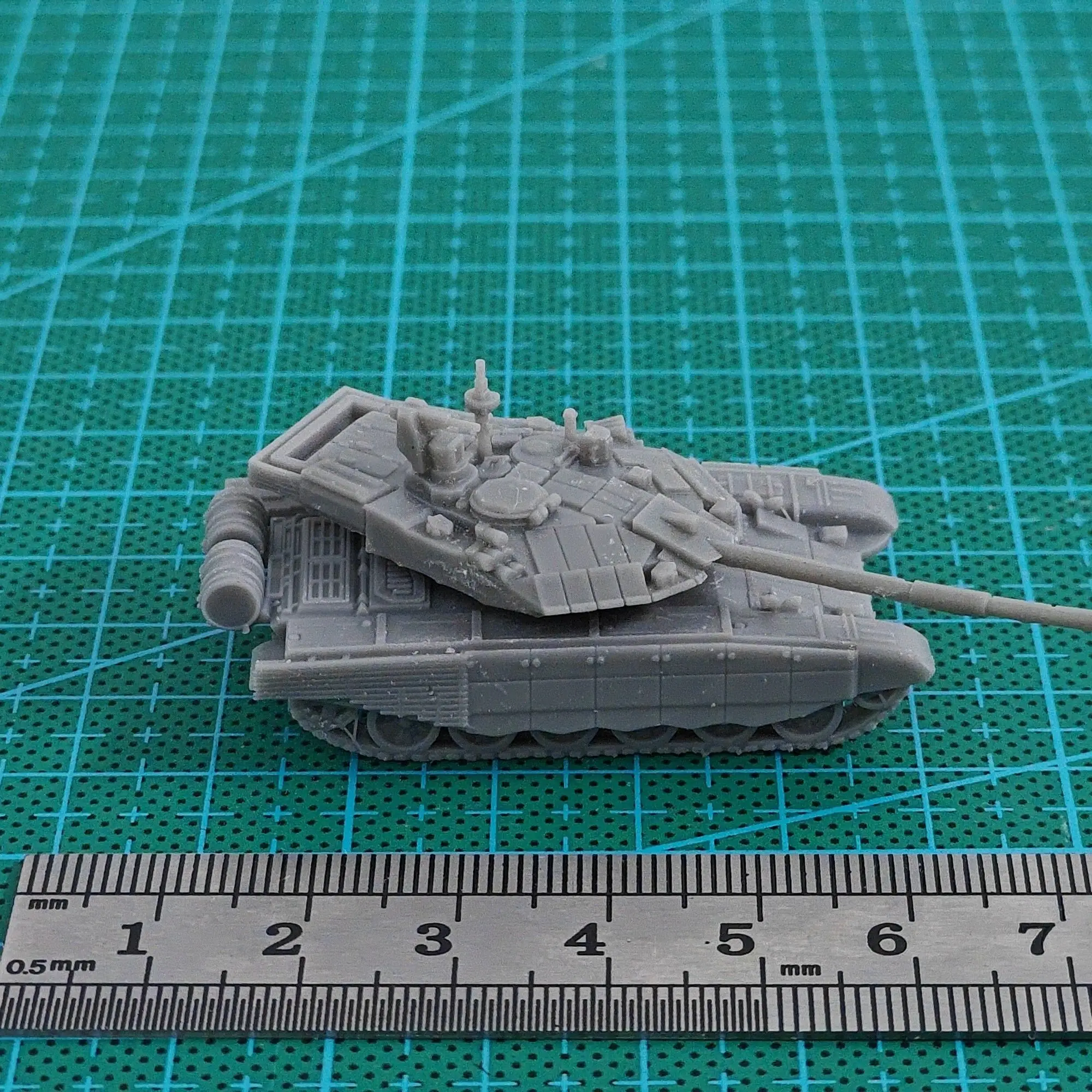 Unpainted 1/144 Scale T-90M Proryv-3 Main Battle Tank Model High Precision SLA Resin 3D Printed  Military MBT Miniature Kit