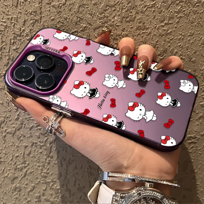 Funda roja encantadora Hello Kitty mate para Xiaomi Redmi Note 12 14 13 11 Pro Plus 4G 5G 12S 11S 10S 10 9 9S 12C 13C 14C A3 A4