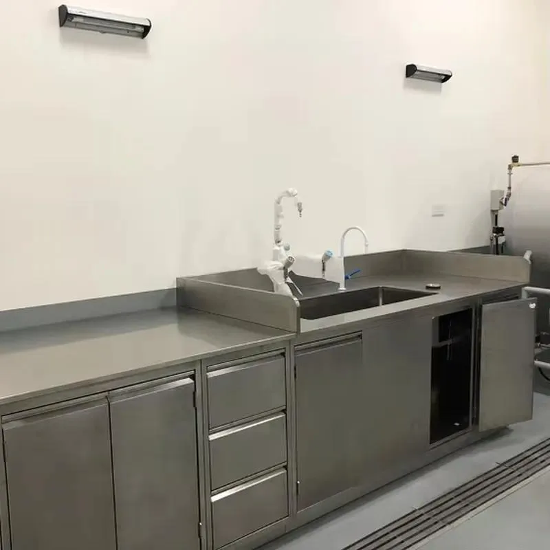 for Laboratory stainless steel workbench Laboratory workbench with sink